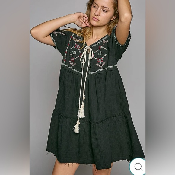 POL embroidered mini Dress NWOT - Picture 1 of 6